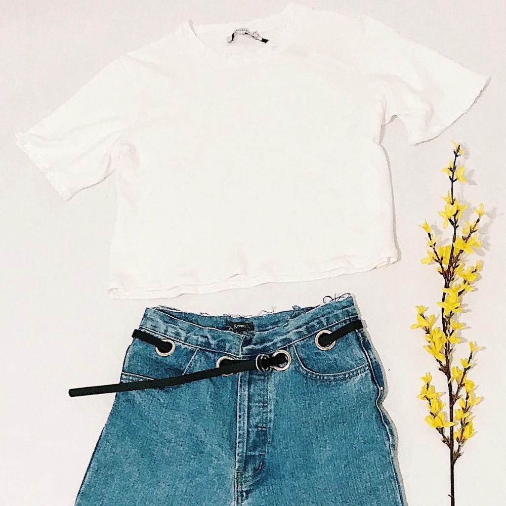 Super Soft Crop Top (Ivory)